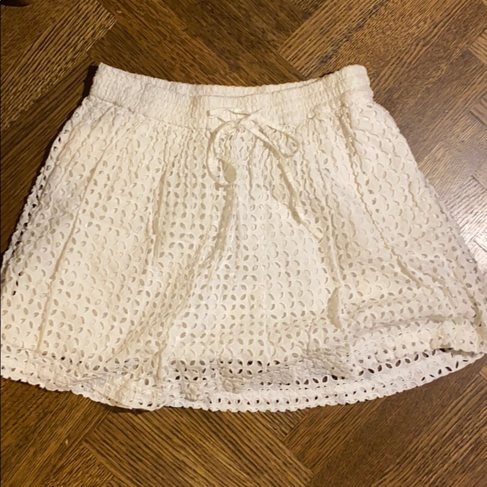 Madewell bayfront eyelet skirt